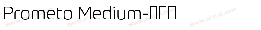Prometo Medium字体转换